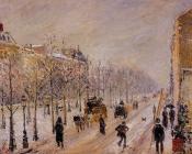 卡米耶 毕沙罗 : The Outer Boulevards, Snow Effect